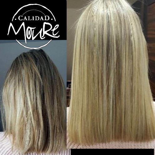 ANTES DESPUES DE ALISADO DE CABELLO NATURAL VEGANO