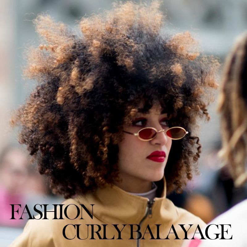 MECHAS FASHION CABELLO RIZADO CURLY BALAYAGE