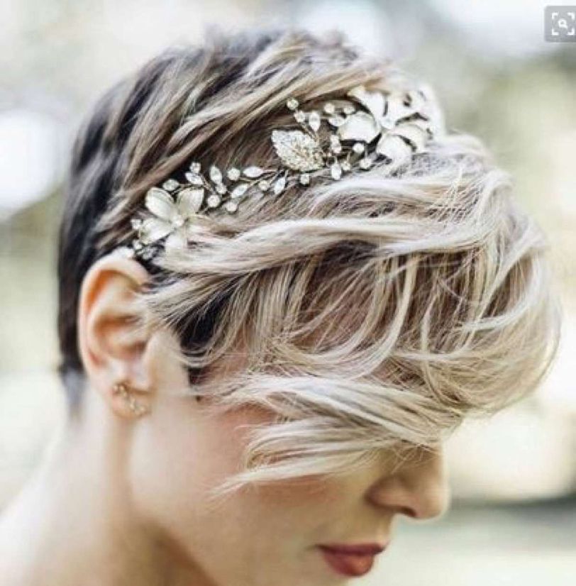 PEINADOS Y RECOGIDOS DE NOVIA PELO CORTO PELUQUERIA MOURE MALLORCA (1)