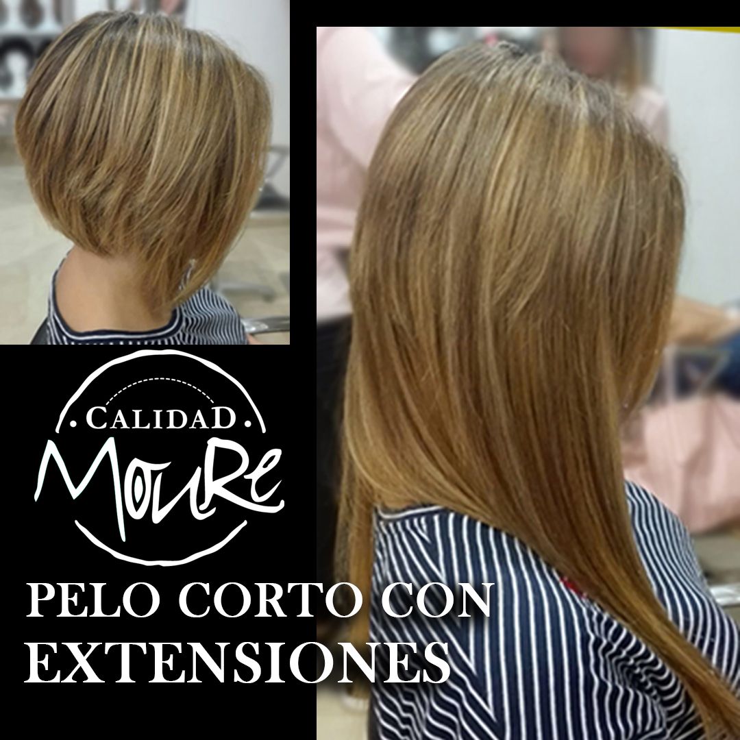 EXTENSIONES PELO CORTO PELUQUERIA MOURE PALMA DE MALLORCA (1)