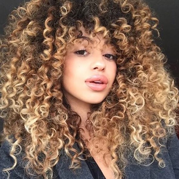 mechas y color para pelo rizado balayage (3)