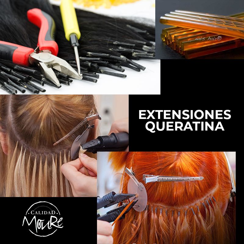 EXTENSIONES QUERATINA MOURE COLOCACION